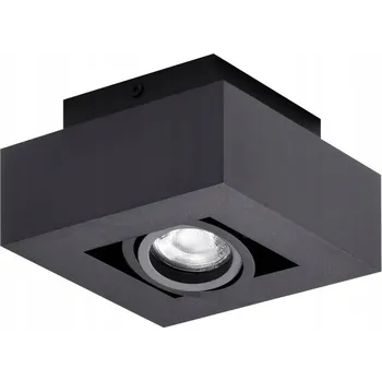 Nástěnné svítidlo Kvadratický bodový reflektor SuperLED černý