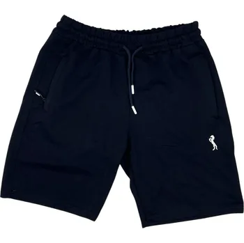 Pánské kraťasy Tommy Glair Pánské bavlněné nadměrné teplákové kraťasy Barva: Modrá, Velikost: 3XL