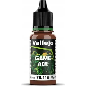 VALLEJO Game Air Grunge Brown 18 ml - Hnědá barva na bázi vody