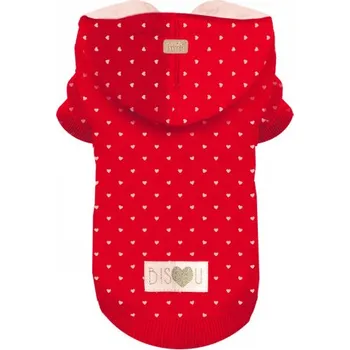 Obleček pro psa MILK&PEPPER Mikina pro psy Juliette Rouge Velikost: 35