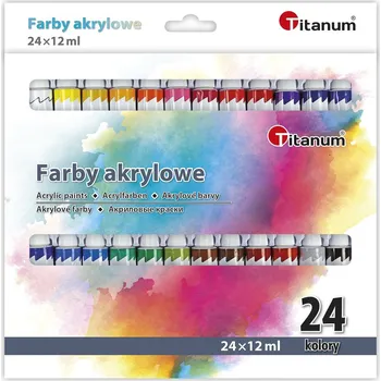 Výtvarná barva Akrylové barvy, 12ml - 24ks/bal.