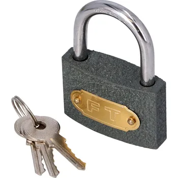 Visací zámek FASTER TOOLS Zámek visací litinový 40mm