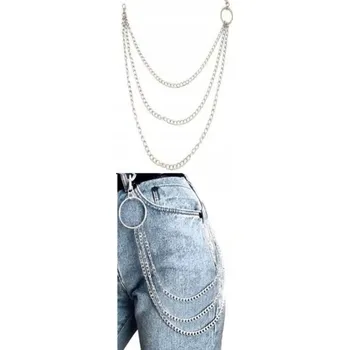 Dámské spodní prádlo KE KALHOTÁM MÓDNÍ RETRO METAL GRUNGE PUNK HIP-HOP TROJITÝ