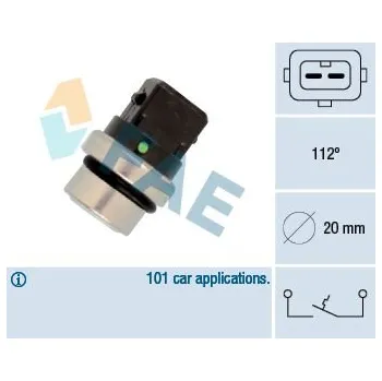 Teplotní spínač, varovná kontrolka chladiva FAE 35640