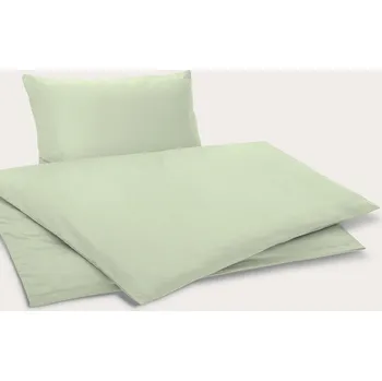 Povlečení Saténové povlečení Mirabell Light Green 2ks 70x90 + 200x220 cm