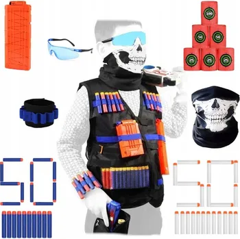 PŘÍSLUŠENSTVÍ PRO NERF VESTA 100 NÁBOJŮ BRÝLE