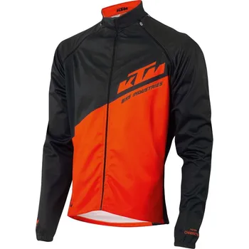 Cyklistická bunda Bunda KTM FACTORY CHARACTER JACKET +/- ARMS, BLACK/ORANGE XL
