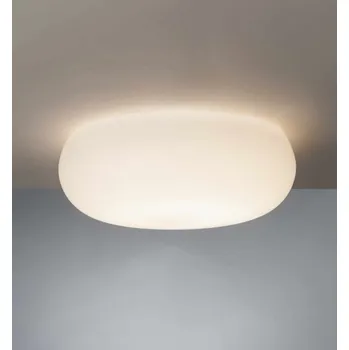 Osvětlení Lucis S0.K4.C35 Champignon, skleněné stropní svítidlo s neviditelným uchycením LED 11W 4000K, průměr 35,5cm