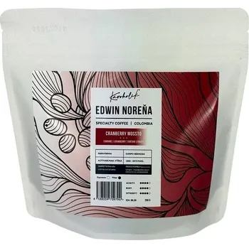 KÁVOHOLIK Kolumbia, Edwin Norena, Cranberry, zrnková, 200g