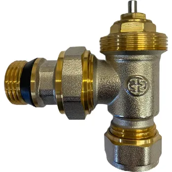 Ventil Radiátorový ventil s připojením na Al-Pex trubku Ø 16mm, rohový