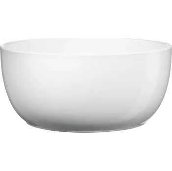 Květináč Keramická mísa Basel lesklá 16 cm, bílá