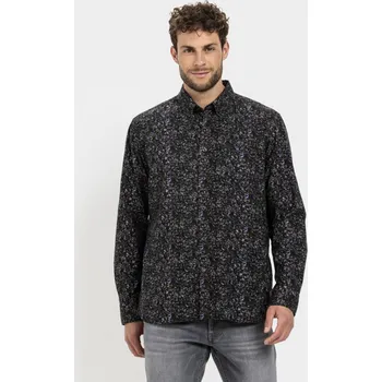 Pánská košile KOŠILE CAMEL ACTIVE LONGSLEEVE SHIRT CHECK BLUE