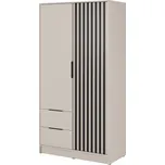 Piaski Šatní skříň NELLY 2D BEZ ZRCADLA Barva: Kašmír