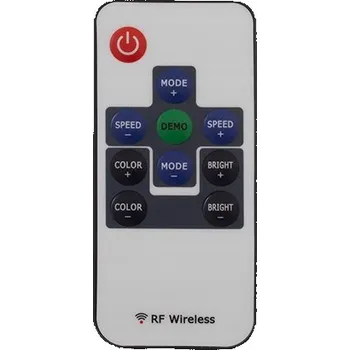 LED osvětlení LED RGB ovladač s RF dálkovým ovládáním 72W 433 MHz s pamětí nastavení