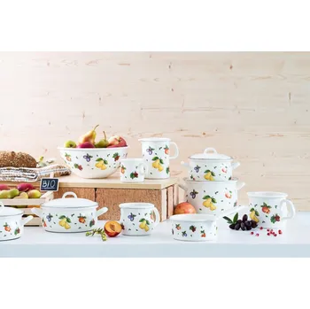 Riess RIESS - Nízký květináč 1,5l 18cm Fruit Garden