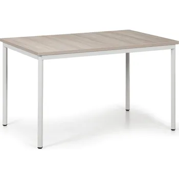 Jídelní stůl B2B Partner Jídelní stůl TRIVIA, 120x80 cm, šedá podnož, dub přírodní