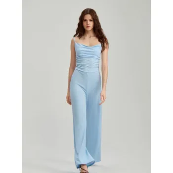 Dámské tričko Overal na ramínka - XL - House - bledě modrá - 284ED-05X