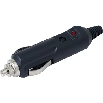 Elektrická zásuvka CARMOTION (POLAND) | Zástrčka zapalovače s pojistkou a diodou, 86114