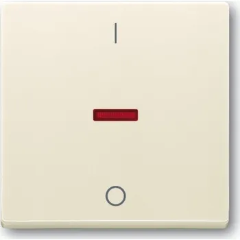 vypínač Kryt vypínače dvojpólového nebo trojpólového ABB Future linear, Solo, Solo carat 2CKA001751A2742 slonová kost