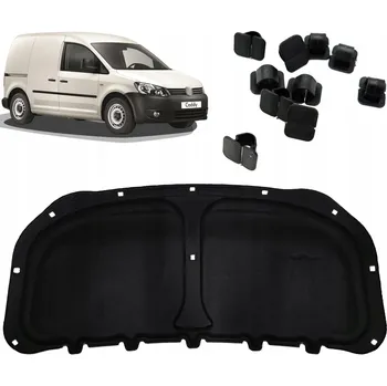 Kapota Odhlučnění kapoty motoru IZOLACE VW CADDY III 3 facelift 10-15 + spony