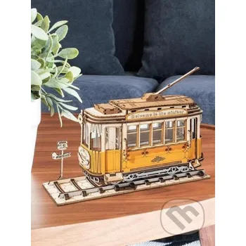 Puzzle NiXiM Dřevěné 3D puzzle/Retro tramvaj - NiXim NiXim