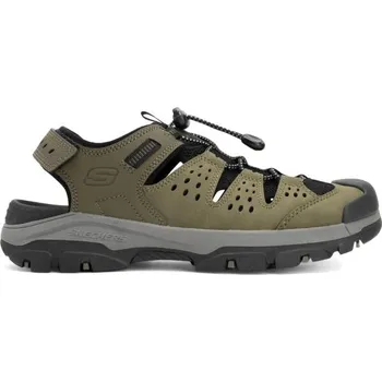 Pánská obuv Pánské sandály Skechers TRESMEN - RYER 44 Khaki, Šedá