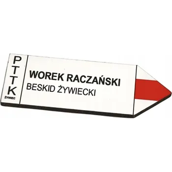 Obraz Magnet turistická značka pytel Raczanský Beskydy Žywiecké