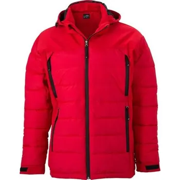 Pánská vesta Daiber Pánská zimní bunda Outdoor Hybridjacket JN1050 Barva: Červená, Velikost: S