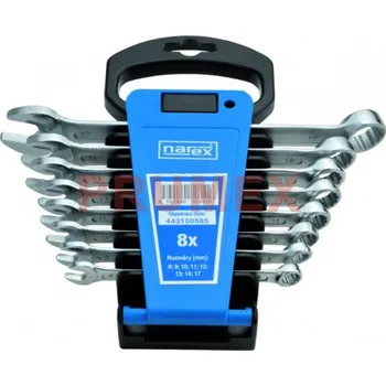 Klíč Sada očkoplochých klíčů palcová-plast.držák DIN 3113, 230406.612-3113NAREX, 12-dílná /1/4"-7/8"/