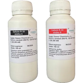 Tmel Dawex Chemical GAFORM R30, rychlá licí PUR hmota, bal. 200 g (100 g složky A + 100 g složky B)
