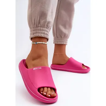 Dámské polobotky Lehké dámské pantofle Big Star Fuchsia Velikost: 38