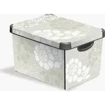 Box, plastový, 22 l, se vzorem "Romantik", CURVER,rychlé dodání