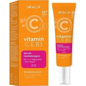 Pleťové sérum Miraculum GRACJA VITAMIN C.E.B3 Revitalizační sérum 30 ml