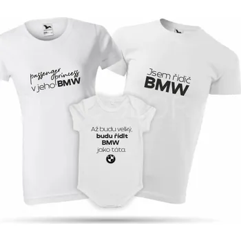 Gravírování Rodinný set triček s originálním potiskem 5