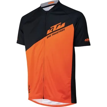 cyklistický dres Dres KTM FACTORY CHARACTER II JERSEY SHORTSLEEVE, BLACK/ORANGE XXL