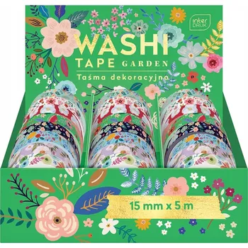 Lepicí páska Dekorativní lepicí páska do kanceláře Pásky pro montáž 5 m 24 ks Interdruk