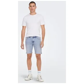 Dámské kraťasy Only & Sons Džínové šortky 22025189 Modrá Regular Fit M