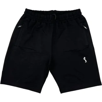 Pánské kraťasy Tommy Glair Pánské bavlněné nadměrné teplákové kraťasy Barva: Černá, Velikost: 3XL