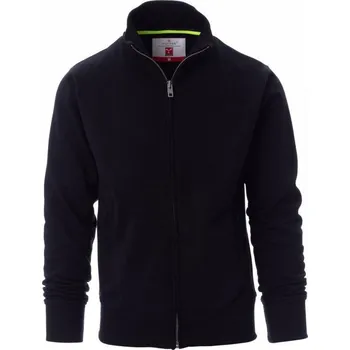 Pánská mikina Payperwear Mikina Class+ s kovovým zipem a elegantním stojáčkem Barva: Černá, Velikost: L