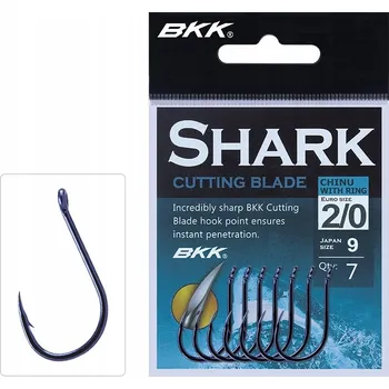 Háčky Mikado Total Fishing BKK Shark Chinu s protihrotem, 8 ks