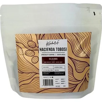 Káva KÁVOHOLIK Kostarika, Hacienda Tobosi, Villalobos, zrnková, 200g