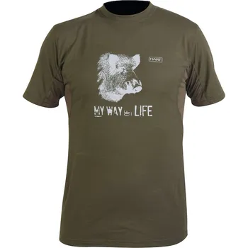 Pánské tričko BRANDED T-SHIRT Basurde - divočák tričko Velikost.: 3XL