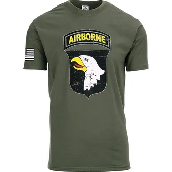 FOSTEX GARMENTS Tričko USA 101st Airborne oliv XL