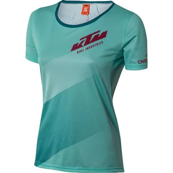 cyklistický dres Dres KTM LADY CHARACTER II KRÁTKÝ RUKÁV, AQUA/VITAL MODRÁ XS