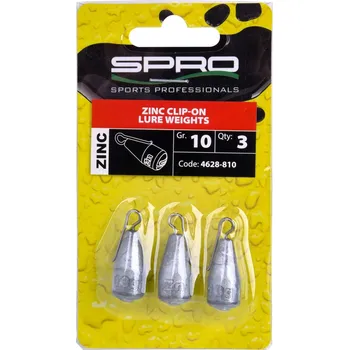 SPRO Zátěž Zinc Clip-On Lure Weights 3pcs Hmotnost [ gr ]: 3