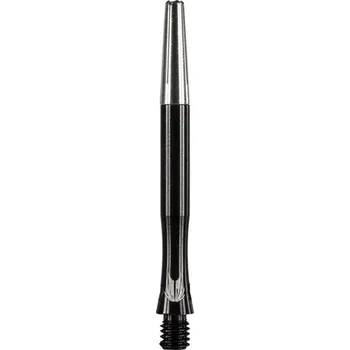 Příslušenství pro šipky Násadky na šipky TARGET TOP SPIN S LINE, otočné, hliník, černé, dlouhé