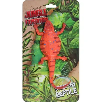 Figurka Jungle Expedition strečová ještěrka 20cm 4druhy na kartě