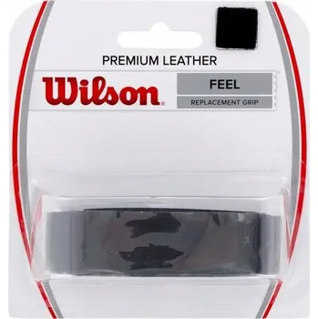 Základní omotávka na tenis WILSON PREMIUM LEATHER GRIP Černá 1 ks
