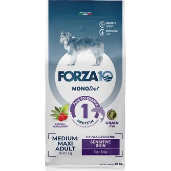 Krmivo pro psa Výhodné balení: 2x 10kg Forza 10 Mono Diet Medium & Large Sensitive Skin s rybami granule pro psy