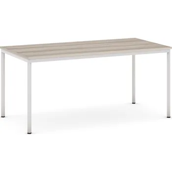 Jídelní stůl B2B Partner Jídelní stůl, 160x80 cm, šedá podnož, dub přírodní